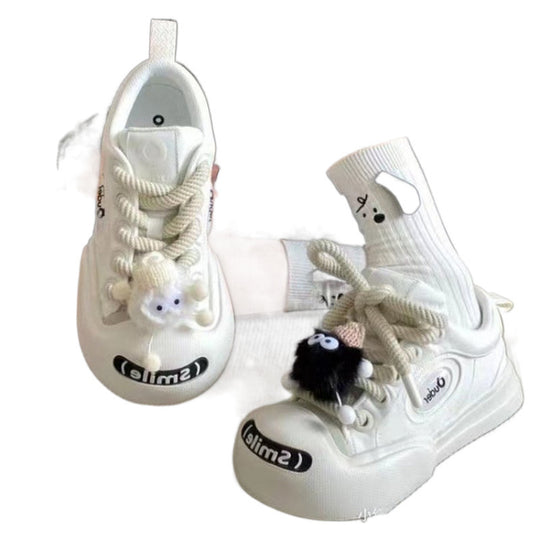 Damen Sportliche Sneaker mit modischem Textilobermaterial und klassischem Schnürsystem EB