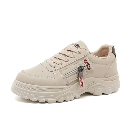 Damen Sportliche Sneaker mit praktischem Reißverschluss und rutschfester Sohle EB