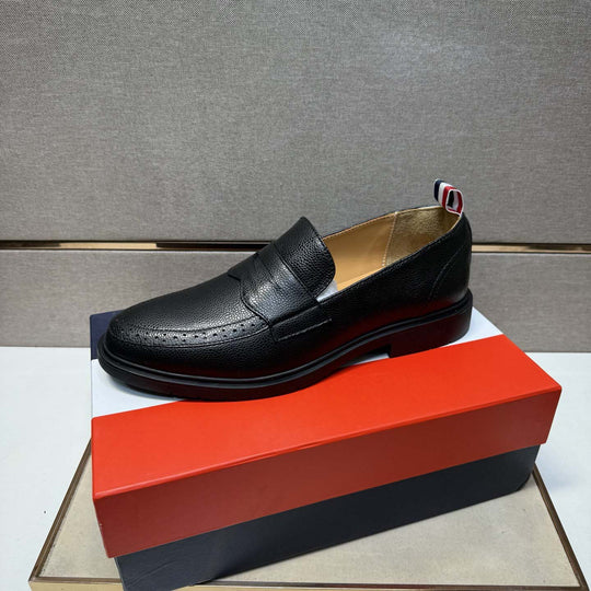 Damen Elegante Mokassins mit modischem Zierdetail aus hochwertigem Leder EB