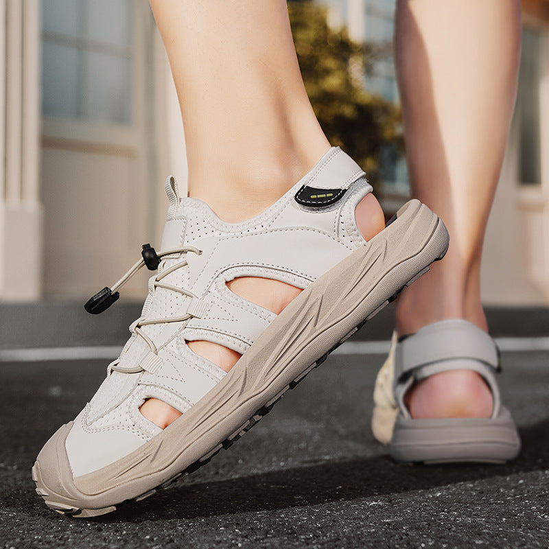 Damen Atmungsaktive Outdoor-Sandalen mit stoßdämpfender Sohle EB