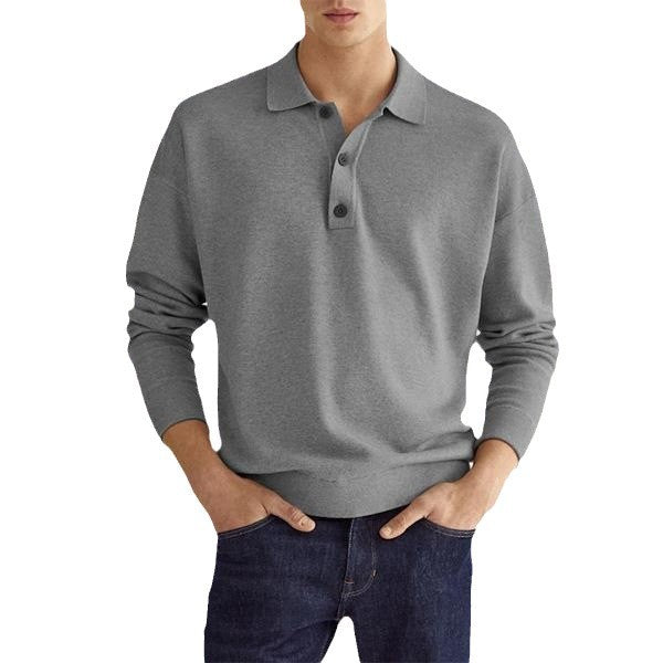 Herren Poloshirt aus weichem Material mit Knopfleiste EB
