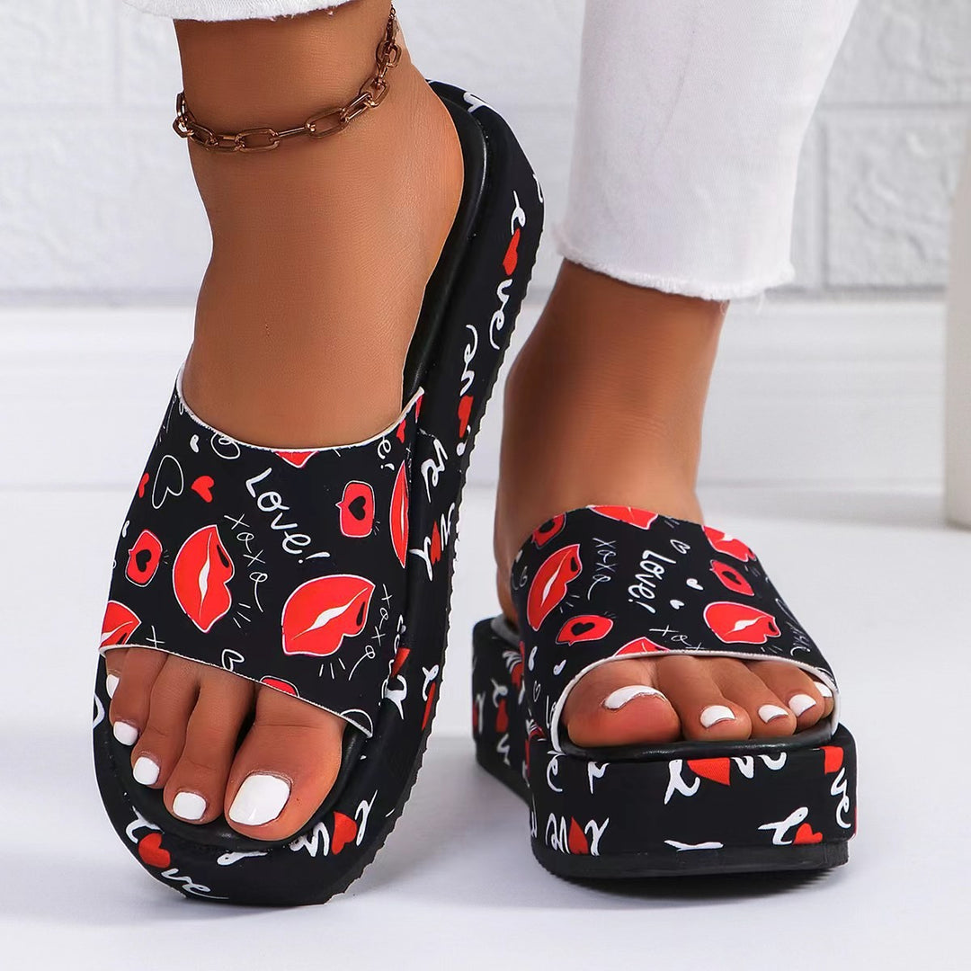 Damen Komfortable Zehentrenner-Sandalen mit modischem Schmetterlingsdesign EB