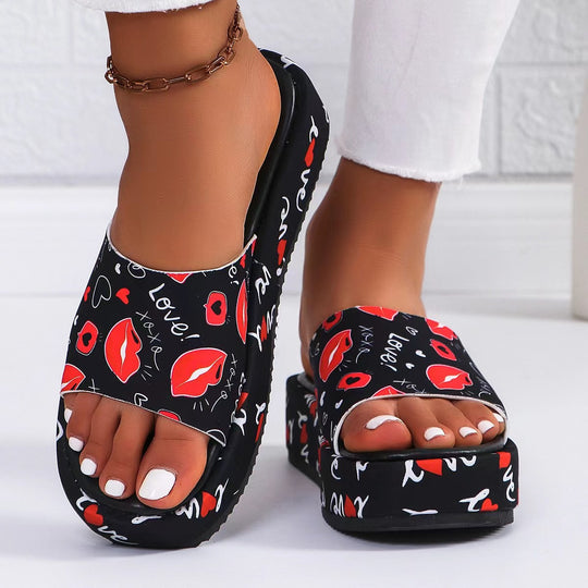 Damen Komfortable Zehentrenner-Sandalen mit modischem Schmetterlingsdesign EB