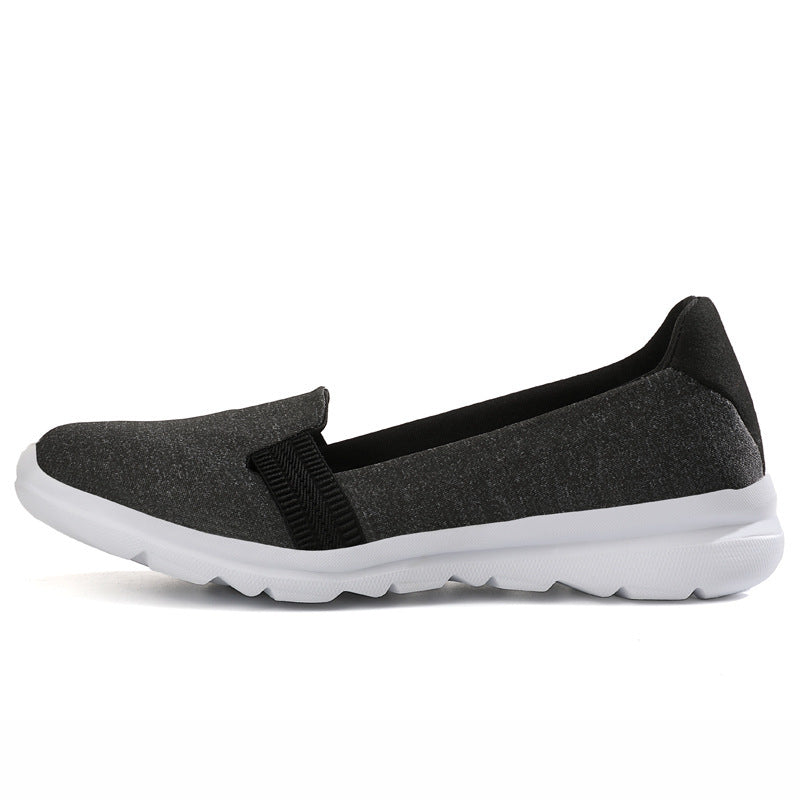 Damen Komfortable Slip-On Freizeitschuhe EB