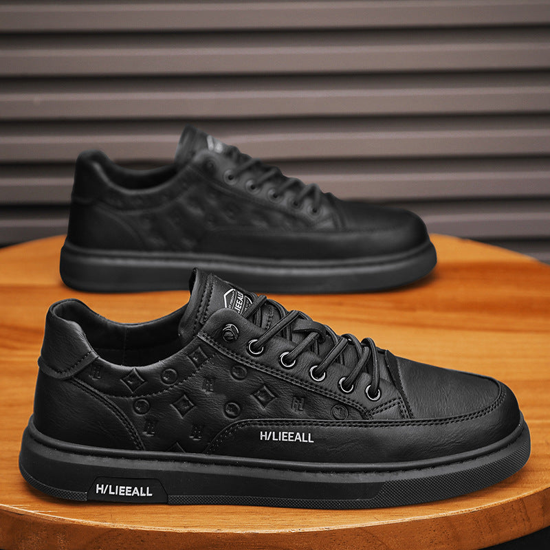 Damen modische Sneakers mit sportlichem Design und hochwertigem Leder EB
