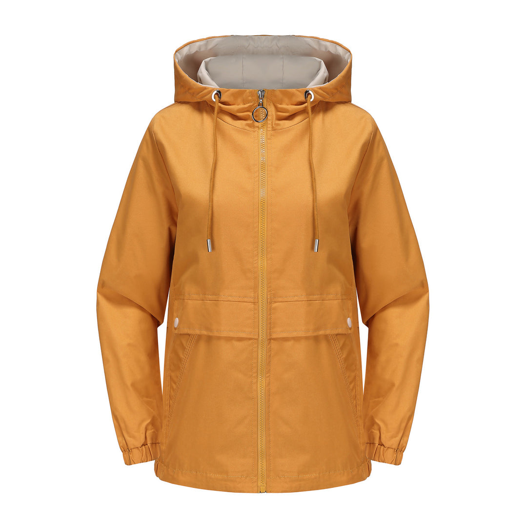 Damen modische Freizeitjacke mit verstellbarem Bund EB