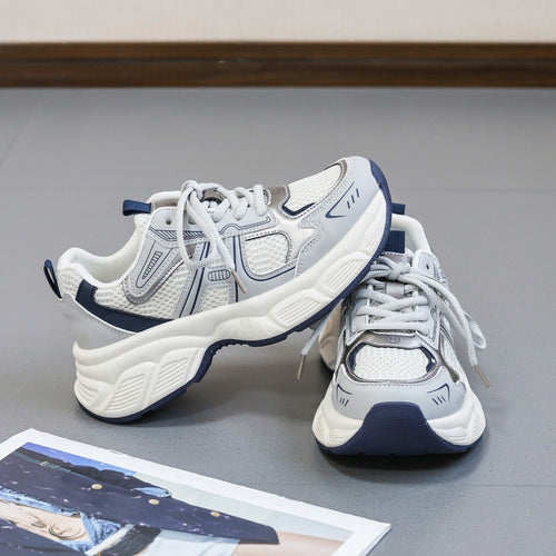 Damen Multicolor Laufschuhe mit atmungsaktiver Obermaterialstruktur und rutschfester Sohle EB