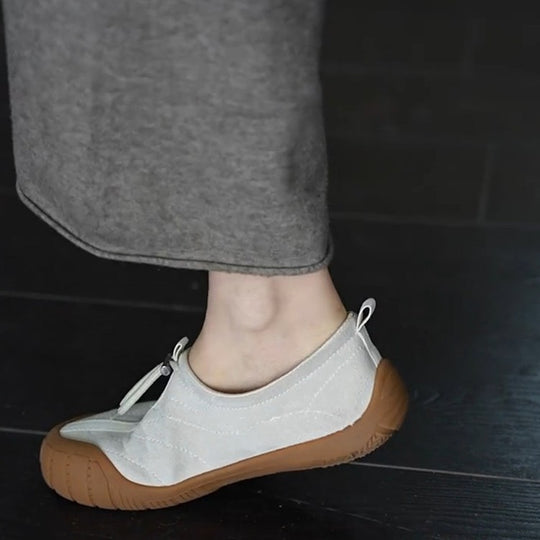 Damen sportliche Freizeitschuhe mit elastischem Verschluss EB