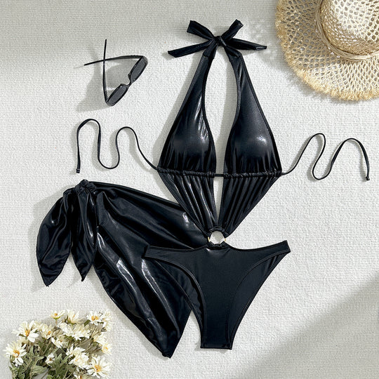 Damen Glamouröser Bikini mit einzigartigem Schnitt und verspielten Details EB