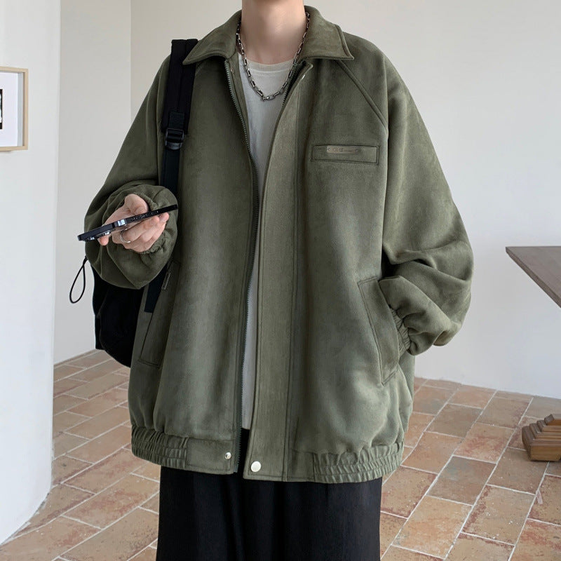 Herren Übergroße Steppjacke mit praktischen Taschen EB