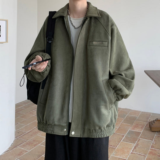 Herren Übergroße Steppjacke mit praktischen Taschen EB