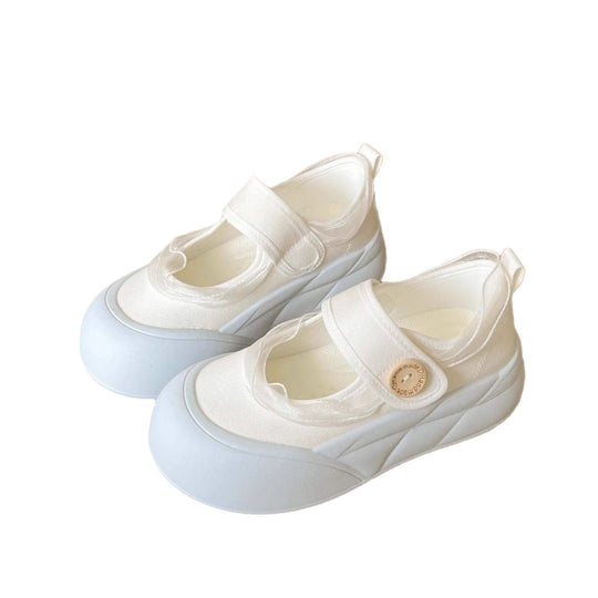 Damen bequeme Sneaker mit verstellbarem Klettverschluss und elastischem Obermaterial EB