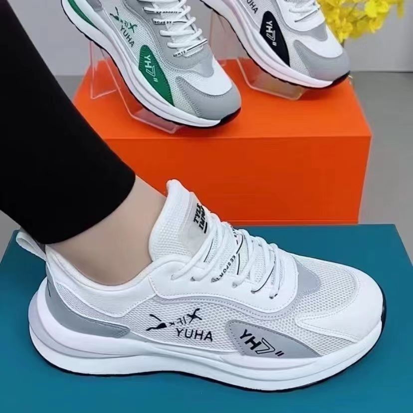 Damen leichte und atmungsaktive Sportschuhe mit flexibler Sohle EB