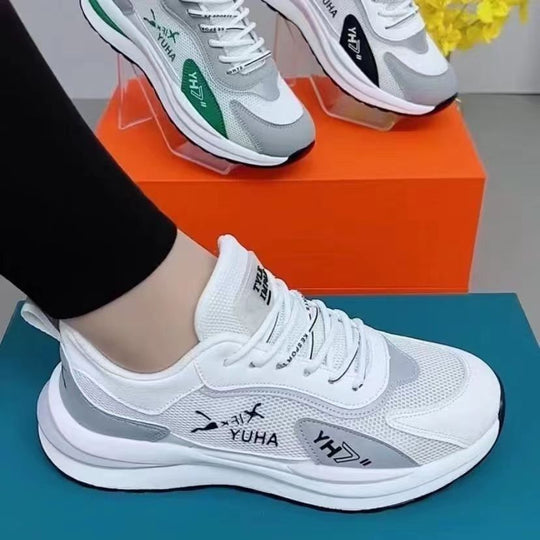 Damen leichte und atmungsaktive Sportschuhe mit flexibler Sohle EB