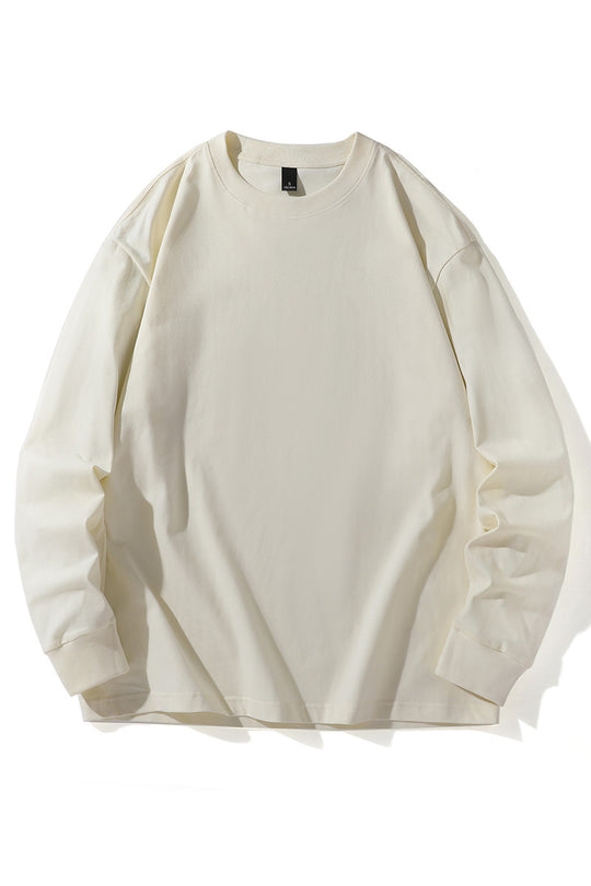 Damen lässiges Langarmshirt aus hochwertiger Baumwolle EB