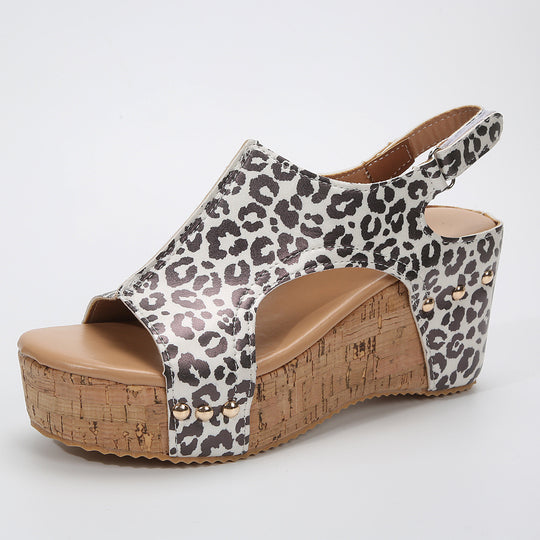 Damen Elegante Keil-Pantoletten EB