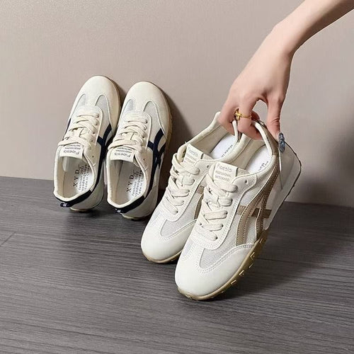Damen Sportliche Sneakers mit atmungsaktiver Mesh-Konstruktion und flexiblem Dämpfungssystem EB