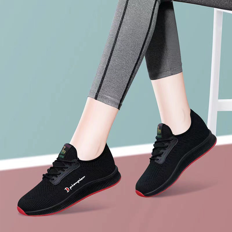 Damen Sportliche Freizeitschuhe mit atmungsaktivem Obermaterial und rutschfester Sohle EB