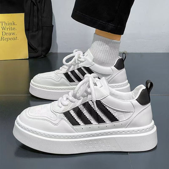 Damen trendige Plateau-Sneaker mit einzigartigem Design und bequemer Dämpfungstechnologie EB