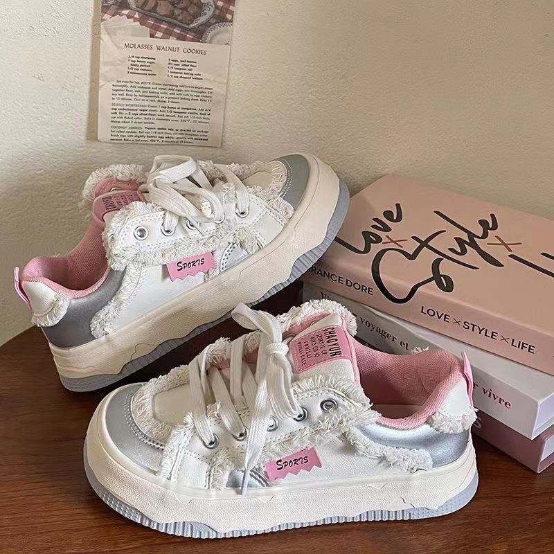 Damen Sneakers mit trendigem Kunstfell und bequemer Sohle EB