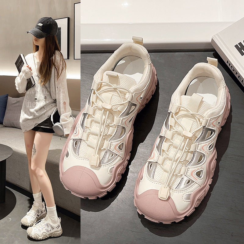 Damen Sportliche Outdoor-Sneaker mit atmungsaktivem Obermaterial und rutschfester Sohle EB