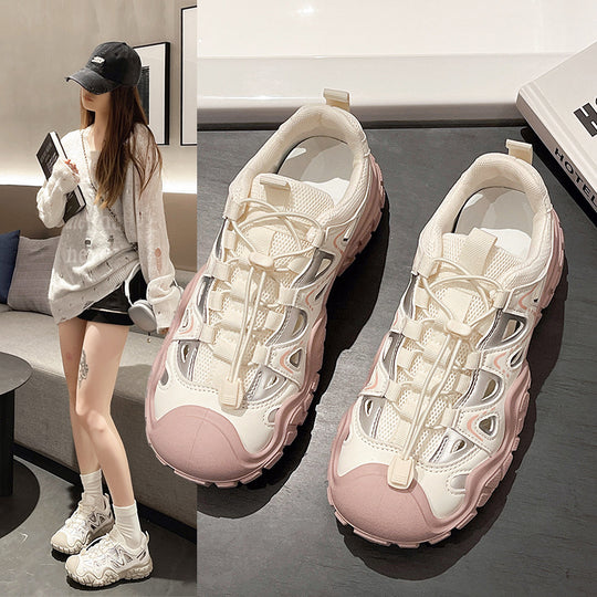 Damen Sportliche Outdoor-Sneaker mit atmungsaktivem Obermaterial und rutschfester Sohle EB