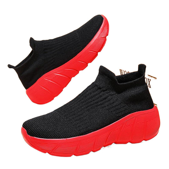 Damen Sneaker mit elastischem Strickdesign und innovativer Dämpfungstechnologie EB