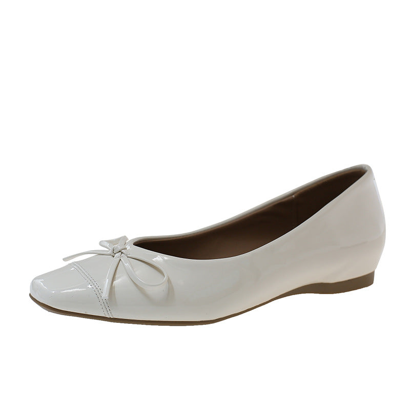 Damen Elegante Ballerinas mit Schleifen-Detail EB