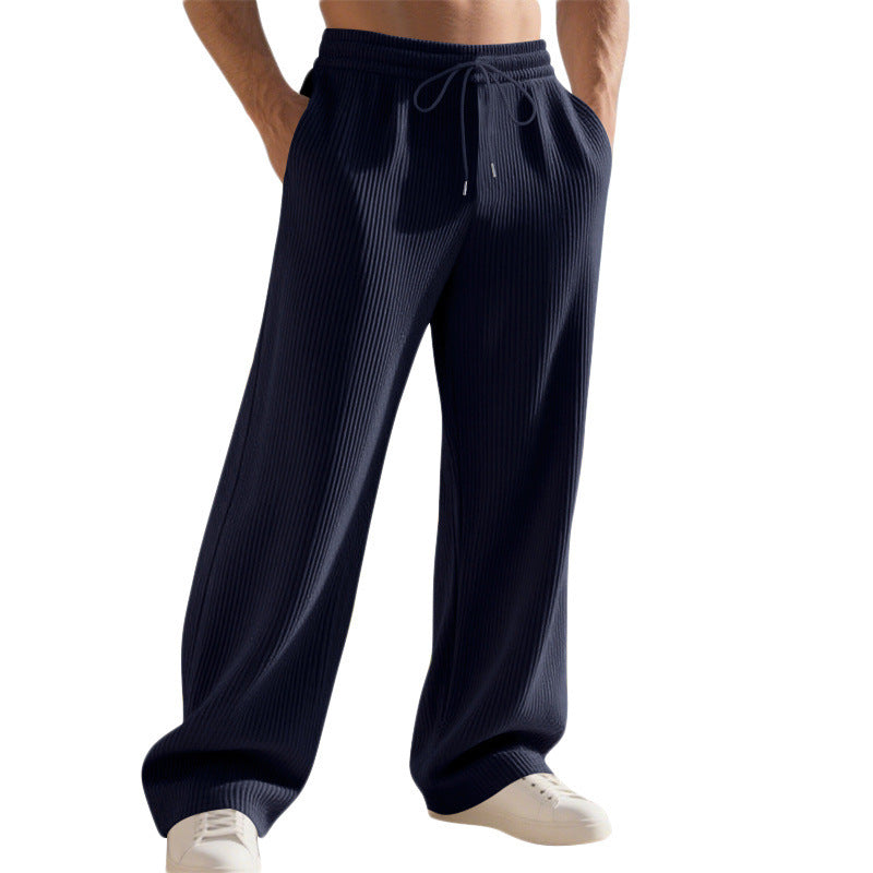 Herren Relaxed-Fit Strick-Jogginghose mit feiner Rippstruktur EB