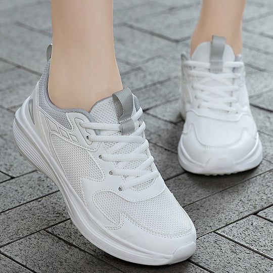 Damen Komfortable Freizeit-Sneaker mit atmungsaktiver Mesh-Oberfläche EB