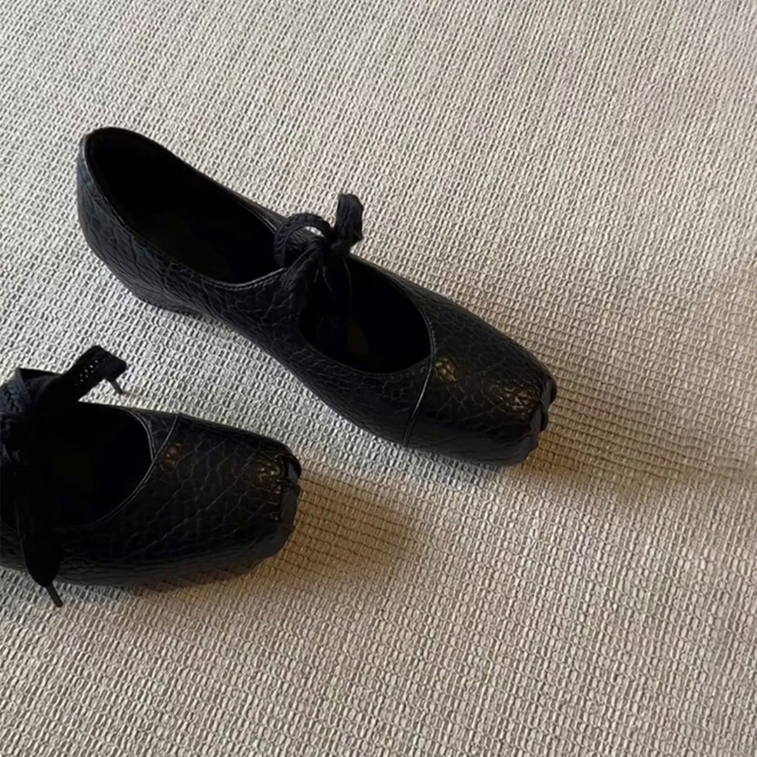 Damen Ballerina-Schuhe mit dekorativem Schleifenakzent und bequemer Fußbettgestaltung EB