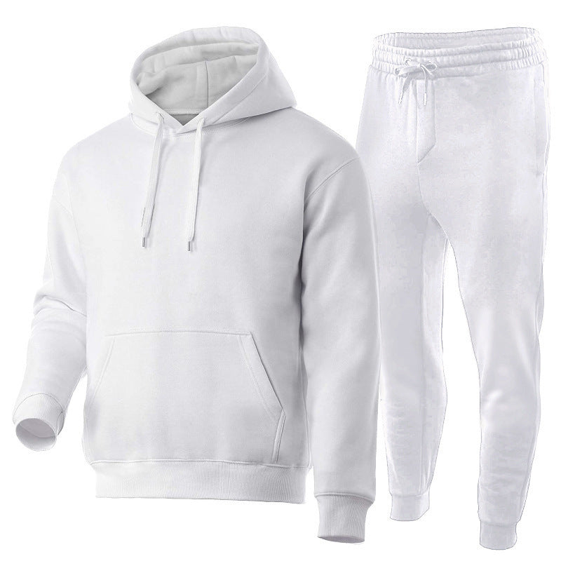 Unisex Premium-Sweatset mit doppelt vernähtem Hoodie, Kängurutasche und ergonomischer Tapered-Jogginghose EB