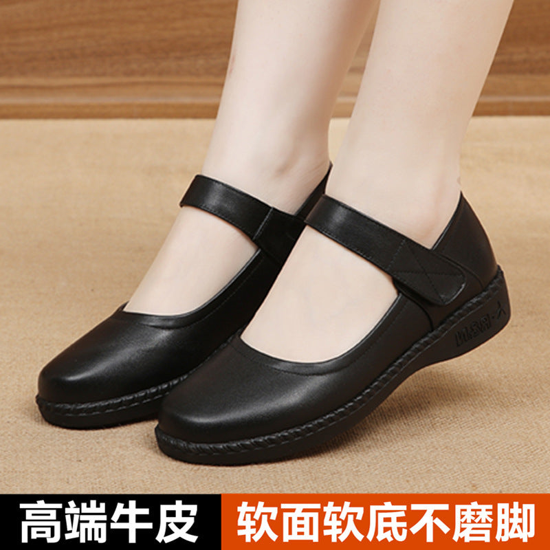 Damen Mary Jane Ballerinas mit verstellbarem Riemen und ergonomischer Sohle EB