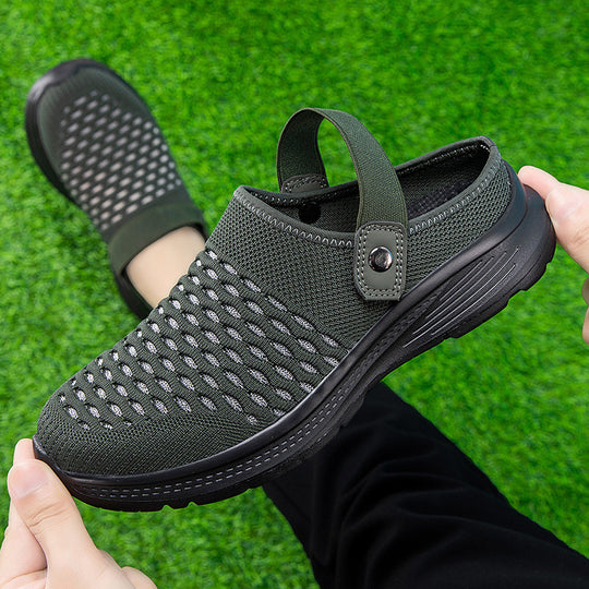 Damen Bequeme Mesh-Clogs mit rutschfester Sohle EB