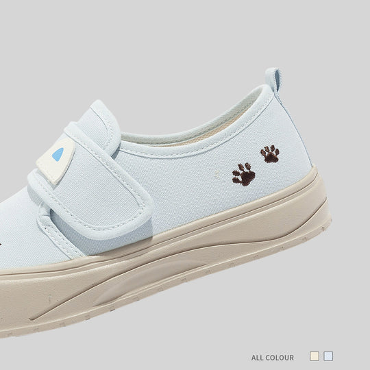 Damen Freizeitschuhe mit praktischer Klettverschlusstechnik und tierischem Motiv EB
