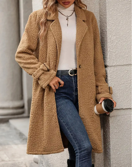 Damen Teddy-Mantel EB