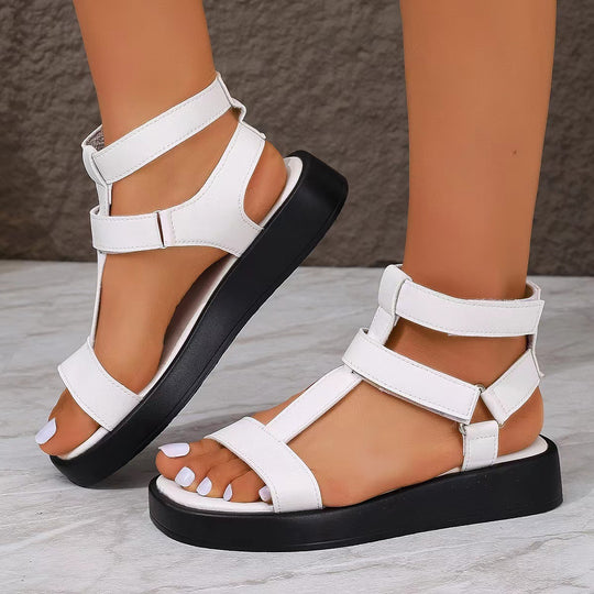 Damen Sportliche Sandalen mit verstellbaren Riemen und rutschfester Sohle EB