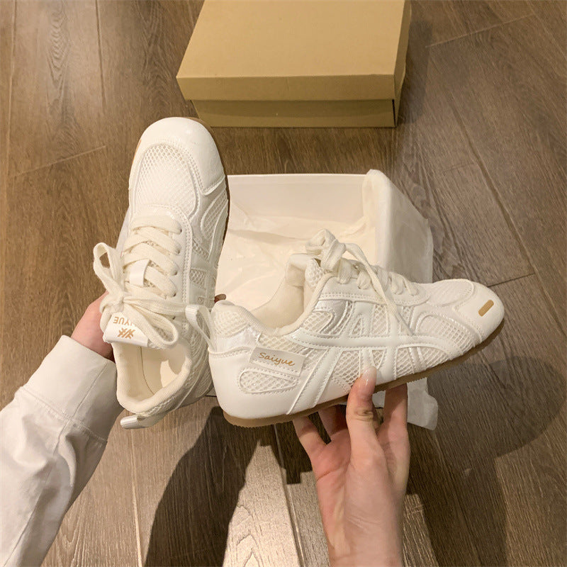 Damen Sportliche Sneakers mit atmungsaktiver Mesh-Oberfläche und stoßdämpfender Sohle EB