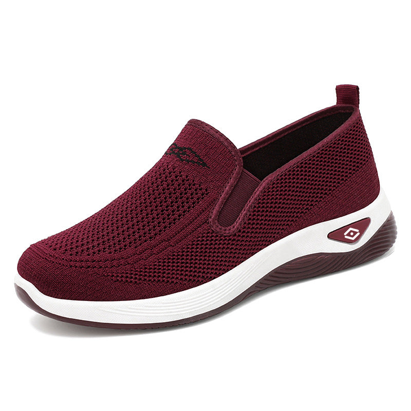 Damen Atmungsaktive Slip-On Sneakers mit flexibler Sohle und rutschfestem Profil EB