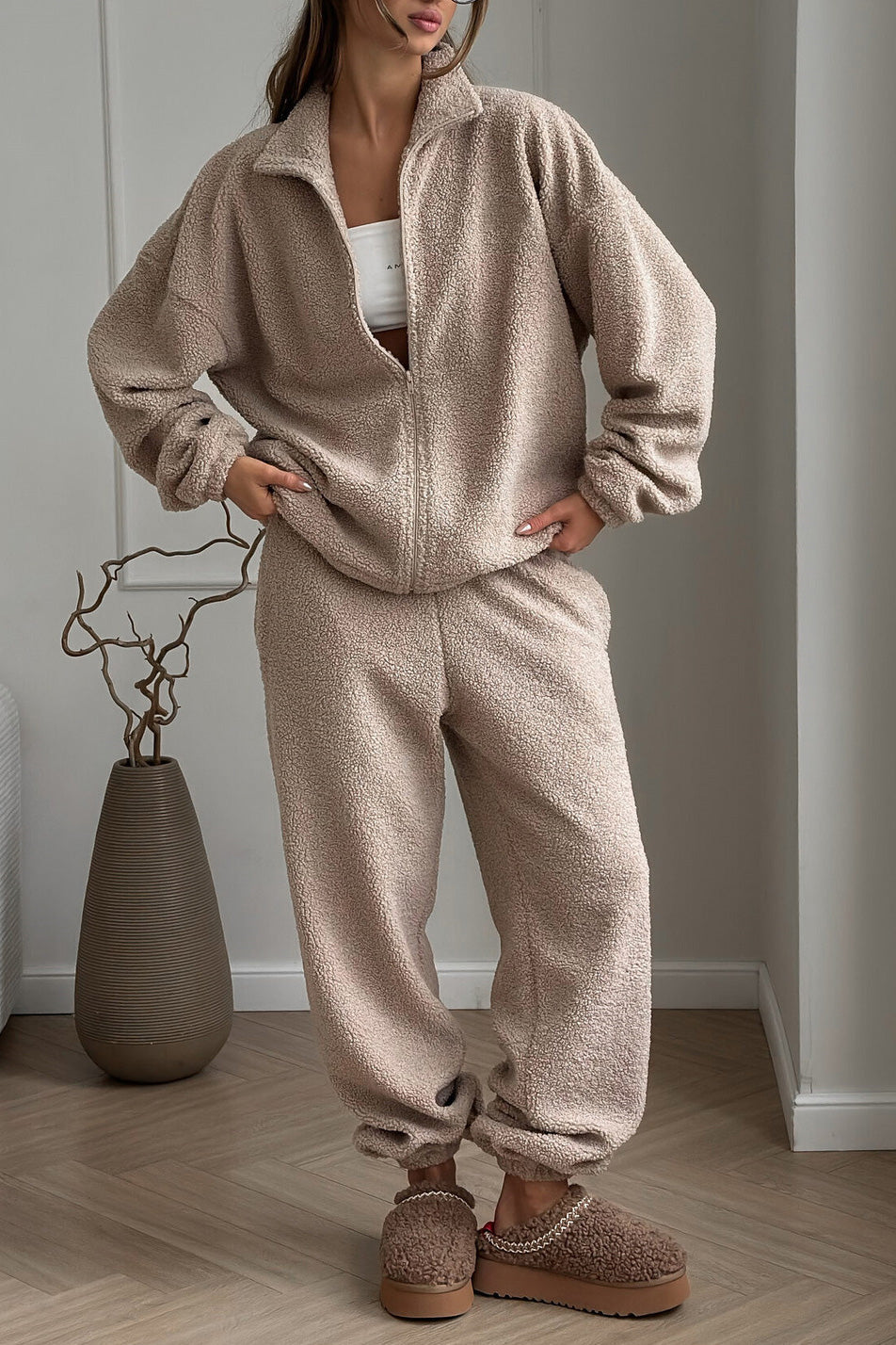 EB | Lift Polar Fleece Strickjacke und Hosen Satz