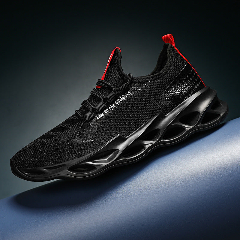 Damen Sportliche Dämpfung Sneakers mit atmungsaktivem Obermaterial EB