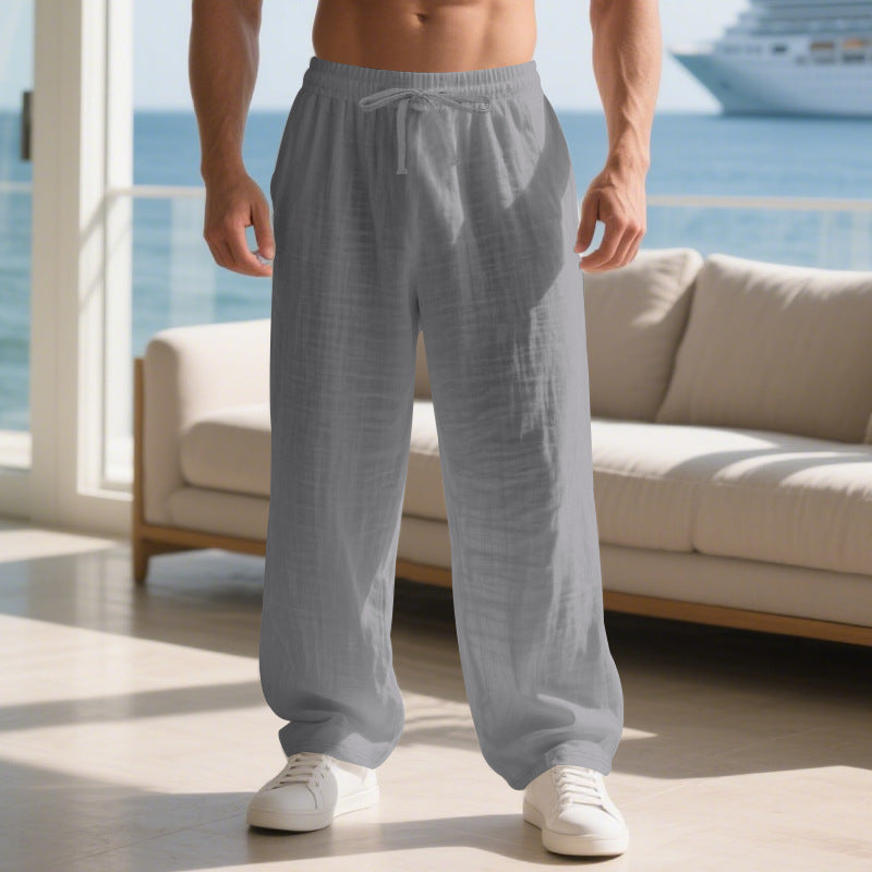 Herren Bequeme Sommerhose mit elastischem Bund EB
