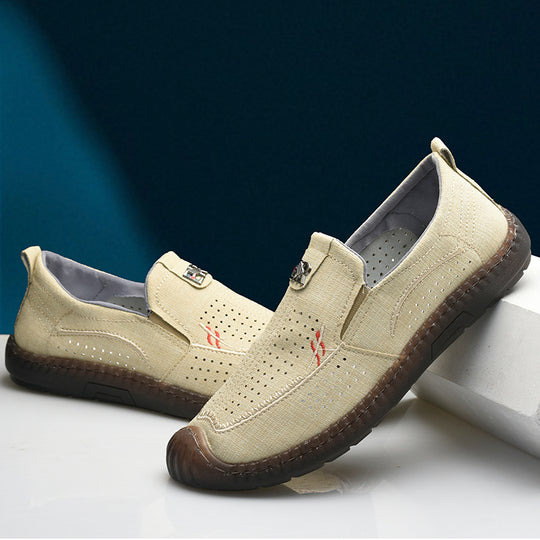 Damen Atmungsaktive Slip-On Freizeitschuhe mit rutschfester Sohle EB