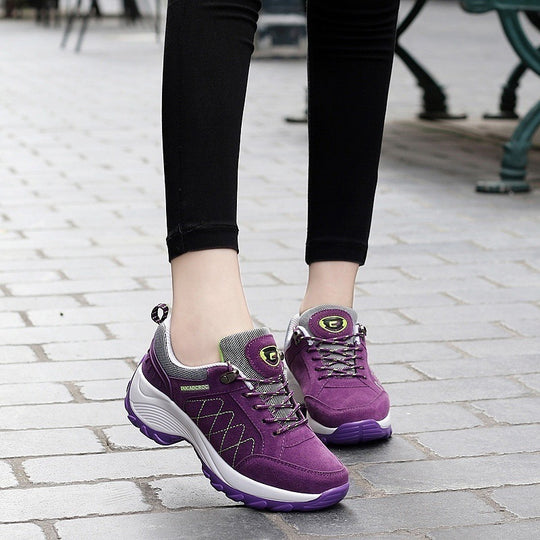 Damen Sportliche Freizeitschuhe mit rutschfester Sohle und dämpfender Einlage EB