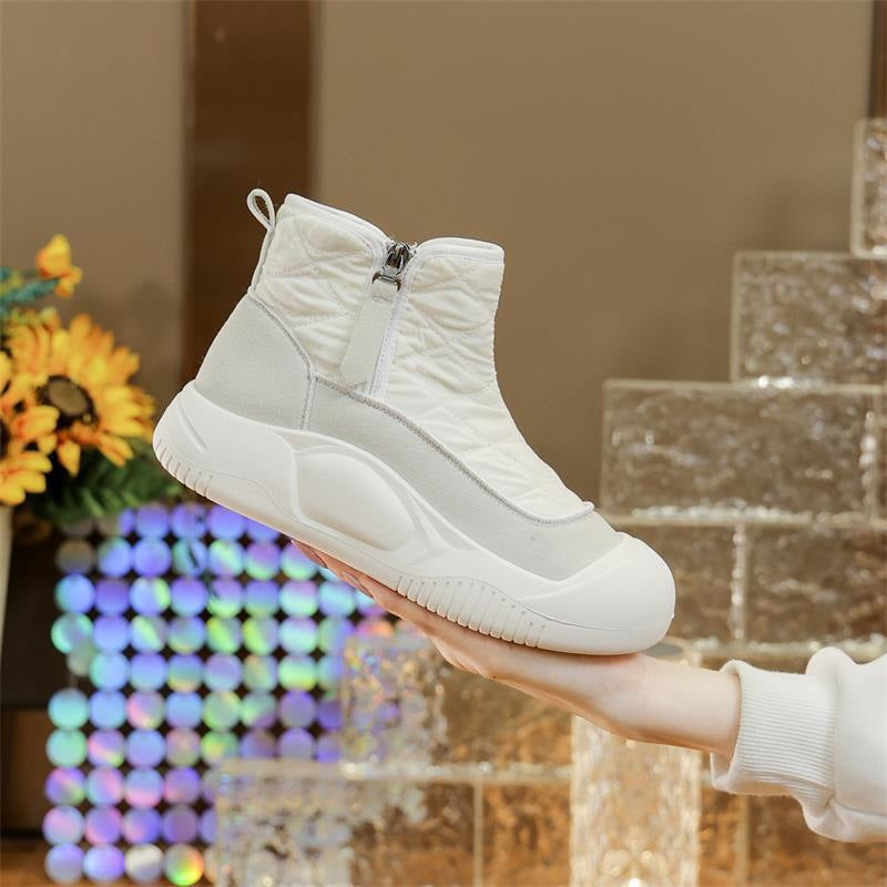 Damen Komfortable Winterstiefel mit wasserabweisendem Obermaterial und elastischem Einstieg EB