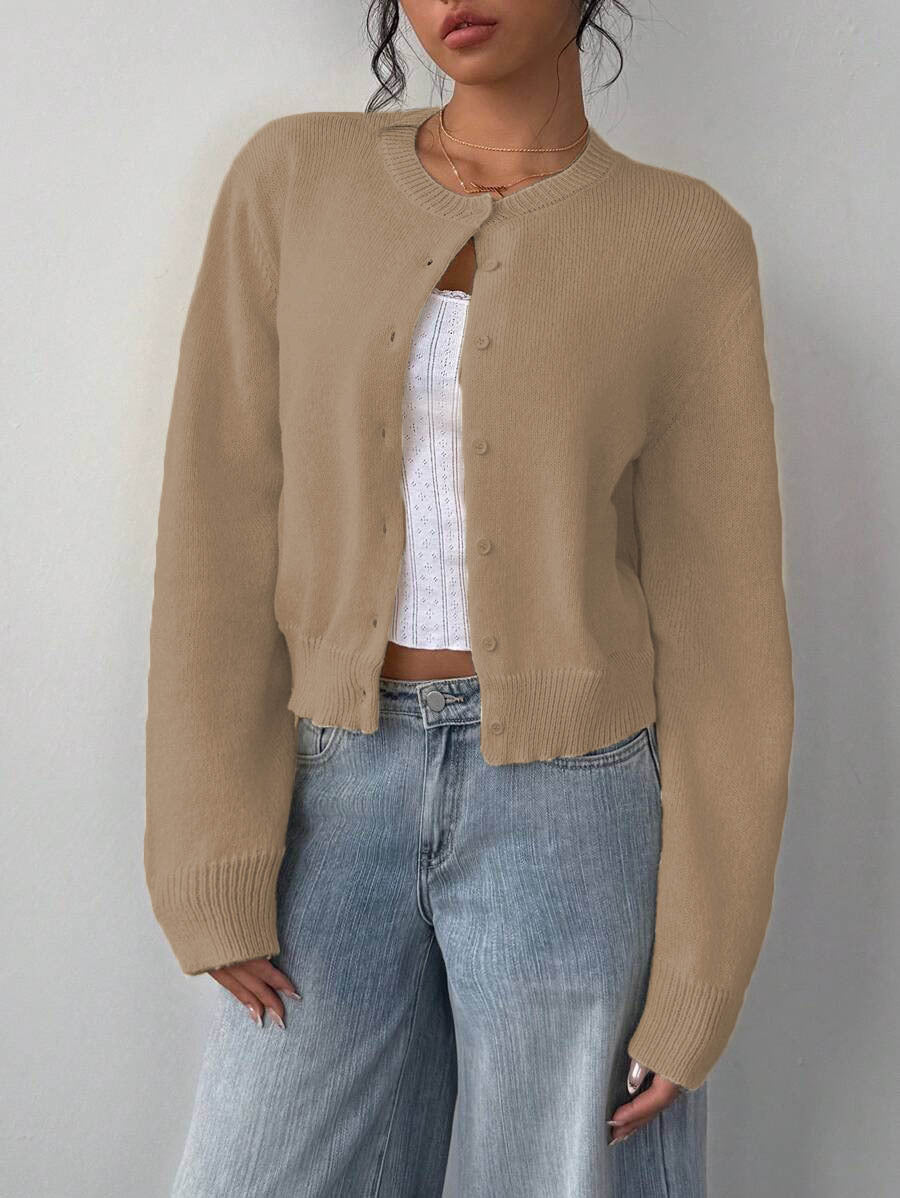 Damen Strickjacke im Oversized-Stil EB