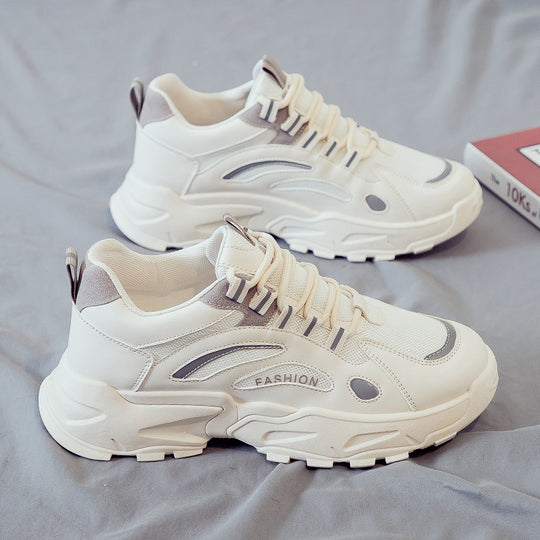 Damen stylische Sneakers mit dämpfender Sohle und atmungsaktivem Obermaterial EB