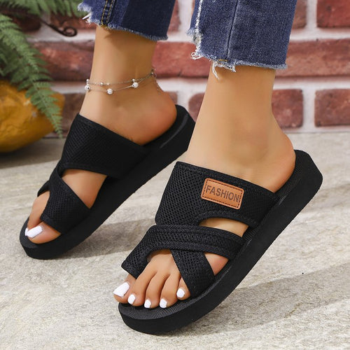Damen Atmungsaktive Freizeitsandalen mit verstellbarem Riemendesign EB