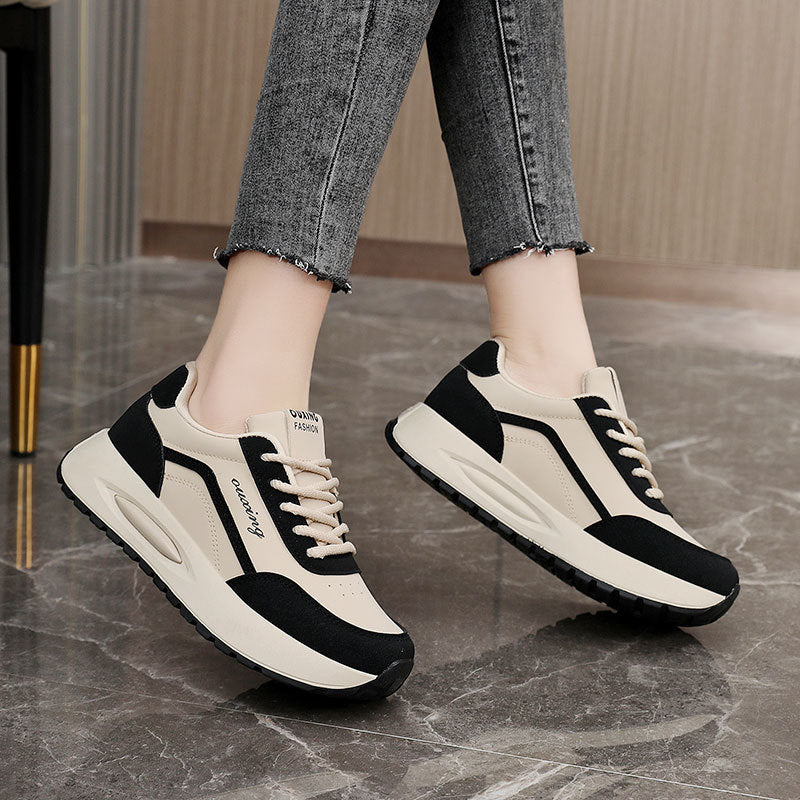 Damen Sportliche Komfort-Sneaker mit dämpfendem Sohlenprofil und atmungsaktiver Oberstruktur EB
