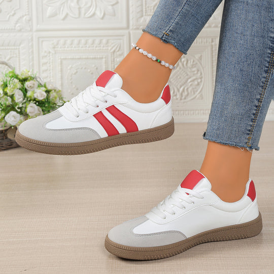 Damen Sportliche Sneakers mit eleganten Metallic-Details EB